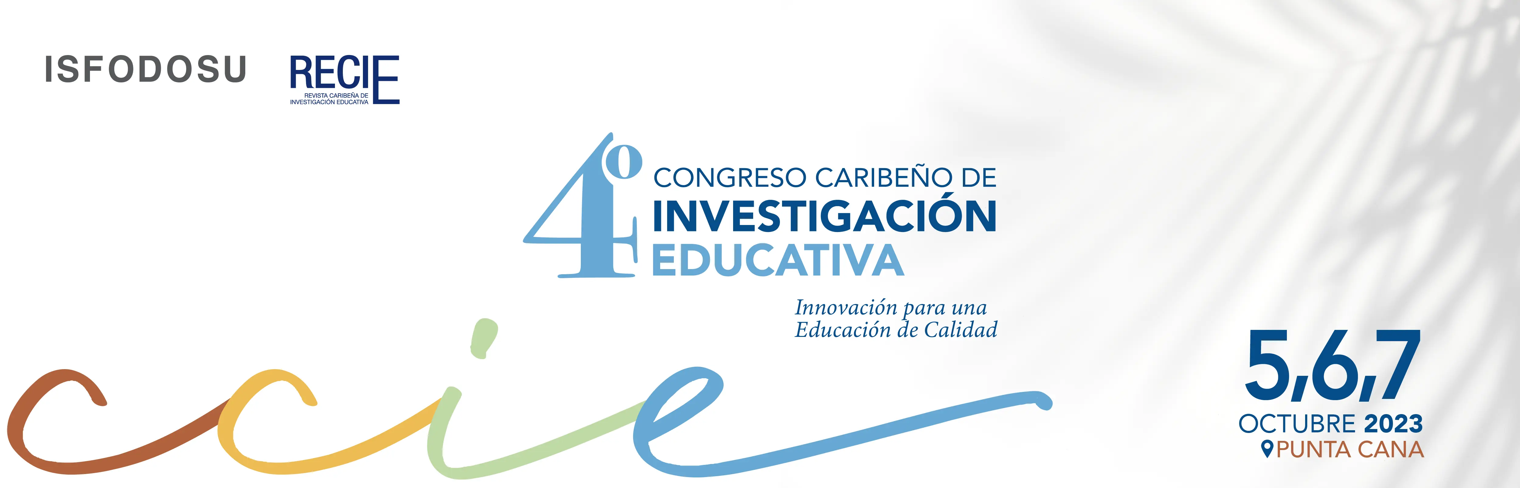 Banner web 4to Congreso Caribe�o de Investigaci�n Educativa (CCIE)